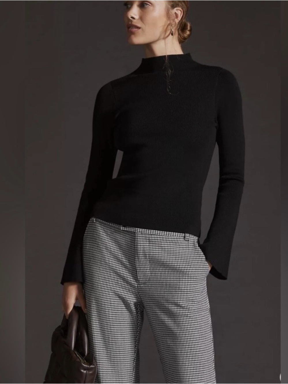 The Arlowe Bell-Sleeve Sweater by Maeve, Size M